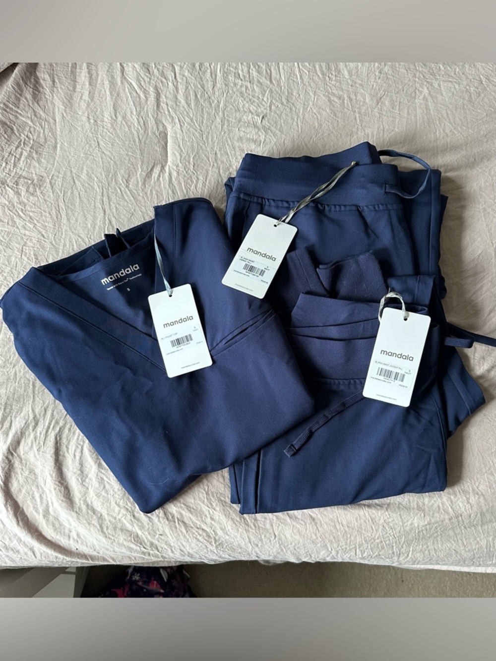 Women’s Mandala Navy Scrub Bundle 🩺👩‍⚕️💙